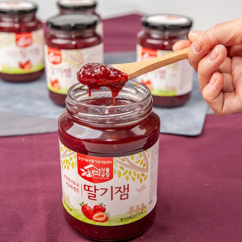 생딸기잼 580g